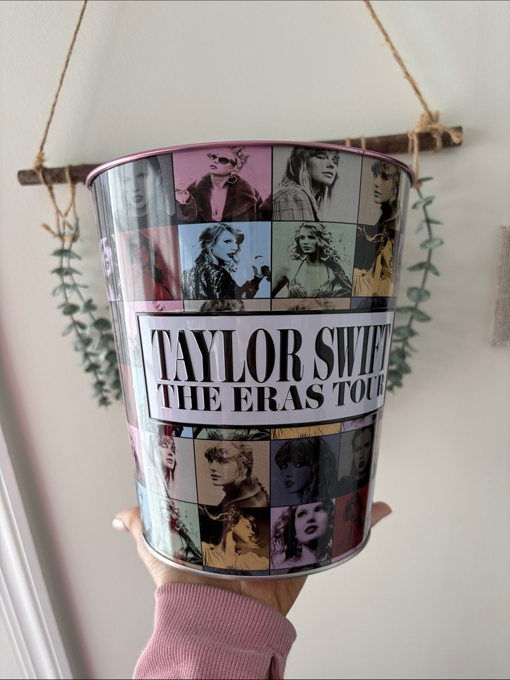 Taylor swift the eras tour metal tin bucket
